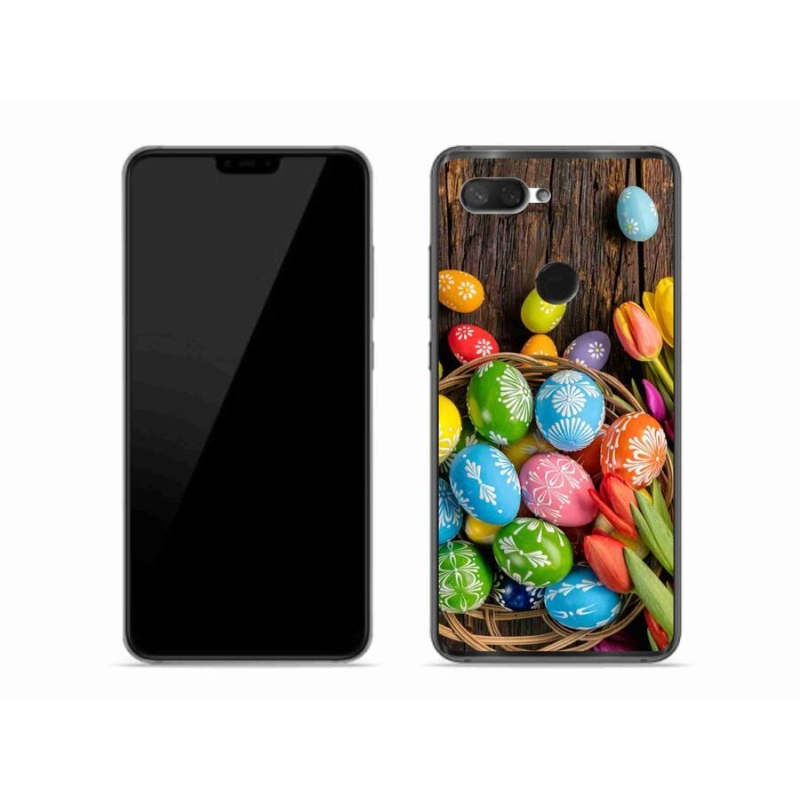 Gelový kryt mmCase na mobil Xiaomi Mi 8 Lite - velikonoční vajíčka