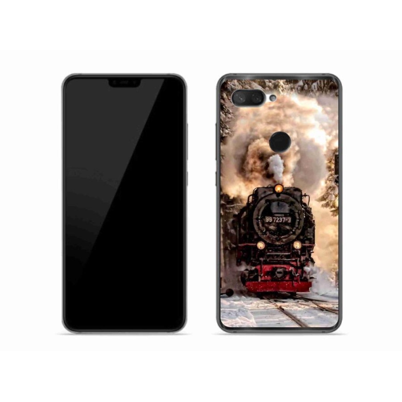 Gelový kryt mmCase na mobil Xiaomi Mi 8 Lite - vlak