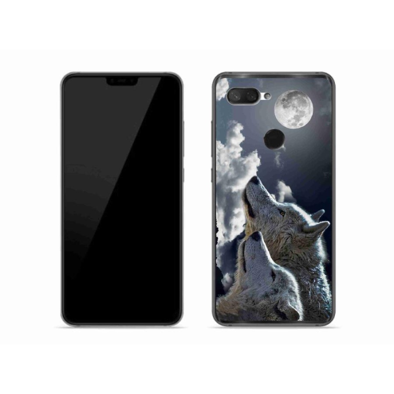 Gelový kryt mmCase na mobil Xiaomi Mi 8 Lite - vlci