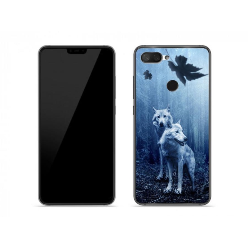 Gelový kryt mmCase na mobil Xiaomi Mi 8 Lite - vlci v lese