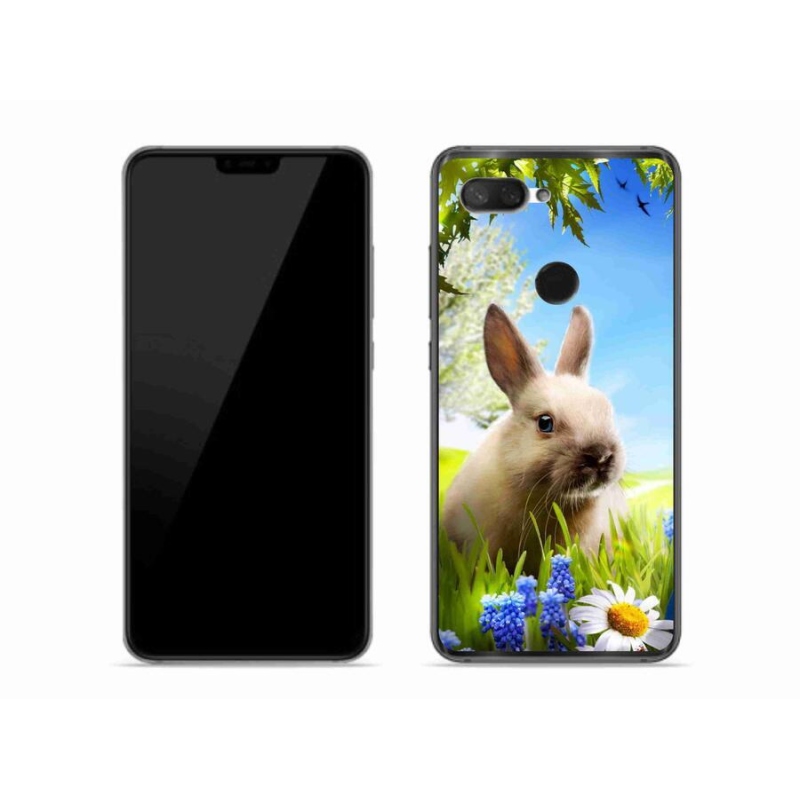 Gelový kryt mmCase na mobil Xiaomi Mi 8 Lite - zajíček