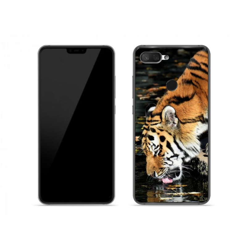 Gelový kryt mmCase na mobil Xiaomi Mi 8 Lite - žíznivý tygr