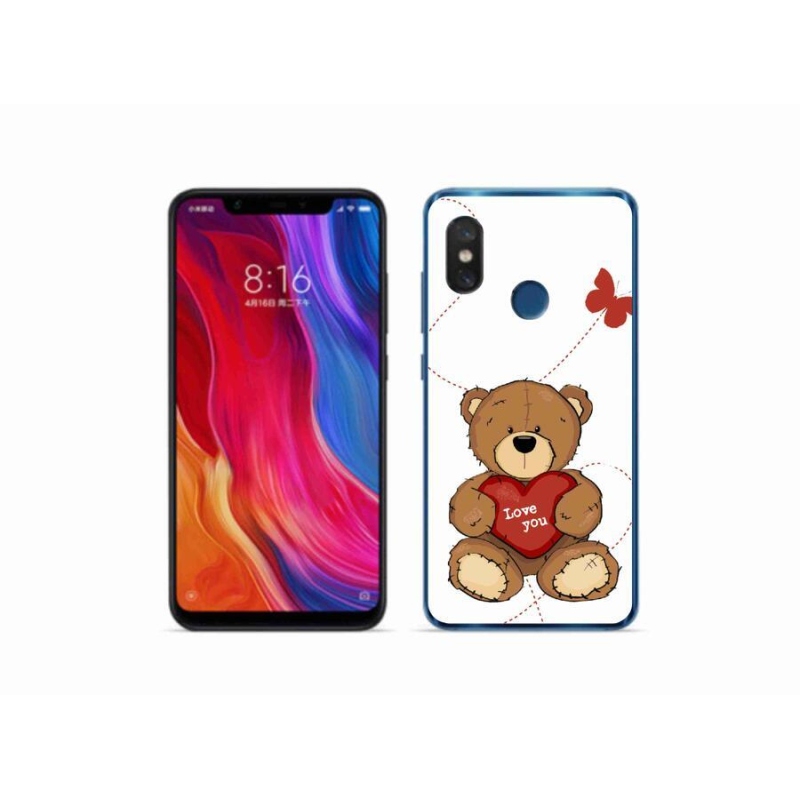 Gelový kryt mmCase na mobil Xiaomi Mi 8 - love you