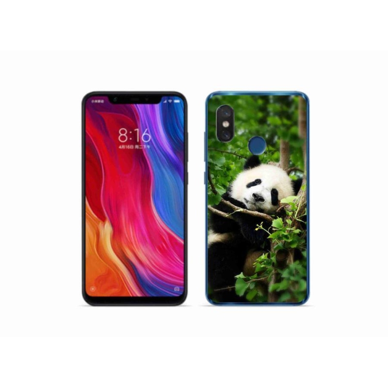 Gelový kryt mmCase na mobil Xiaomi Mi 8 - panda