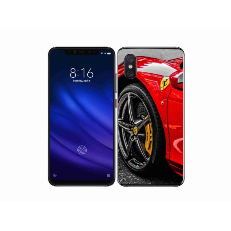 Gelový kryt mmCase na mobil Xiaomi Mi 8 Pro - auto 1