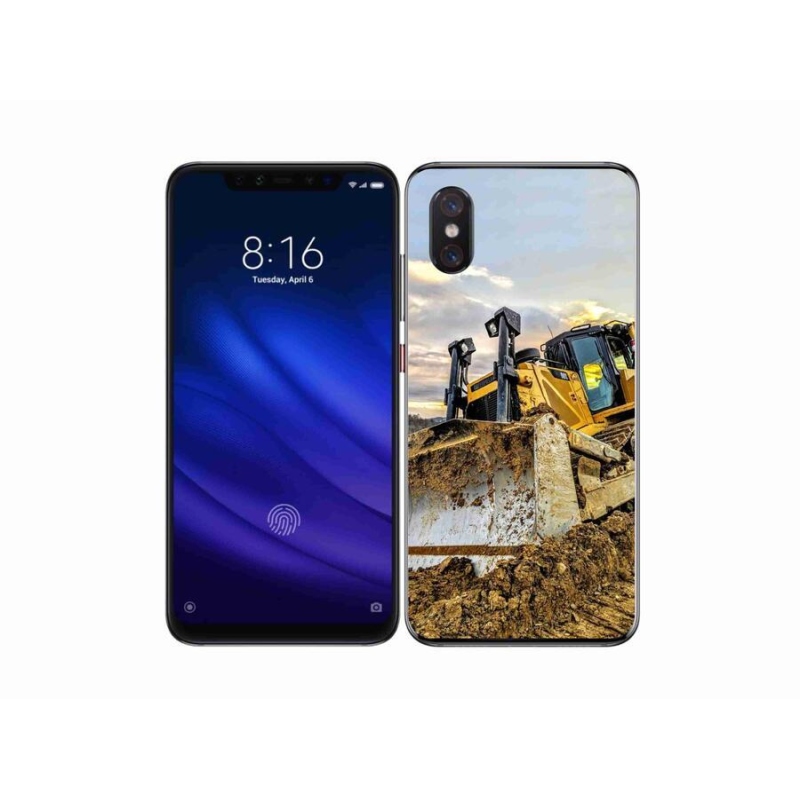 Gelový kryt mmCase na mobil Xiaomi Mi 8 Pro - bagr