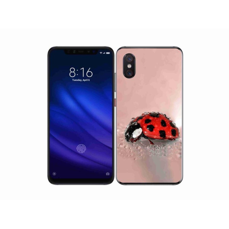 Gelový kryt mmCase na mobil Xiaomi Mi 8 Pro - beruška