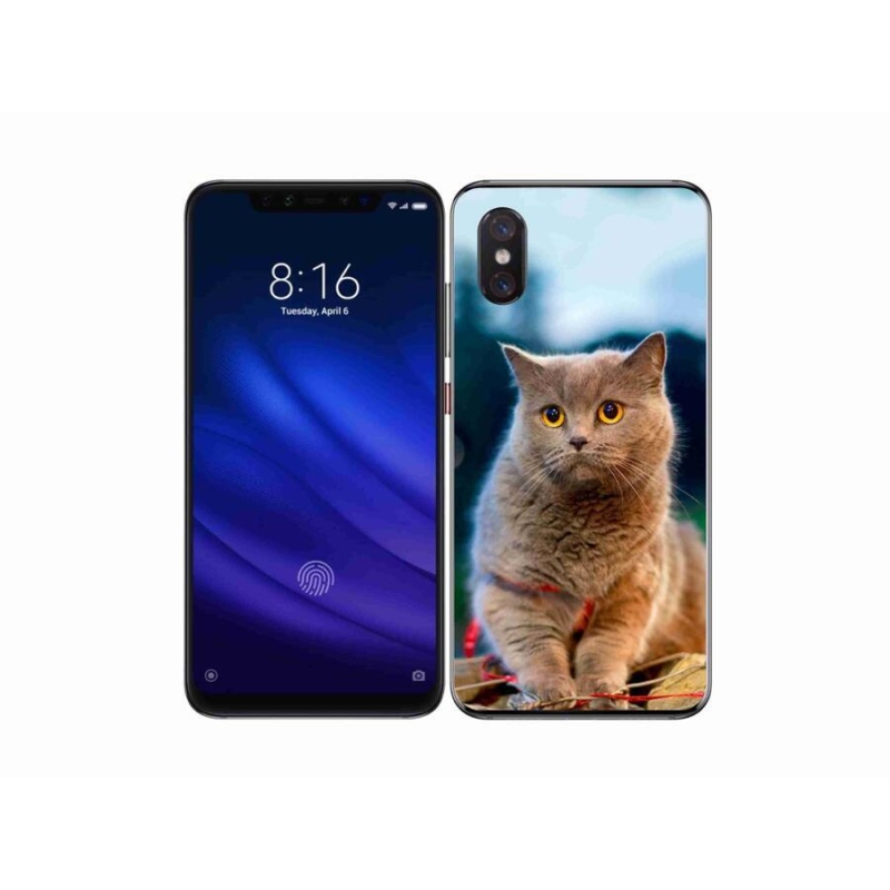 Gelový kryt mmCase na mobil Xiaomi Mi 8 Pro - britská modrá 2