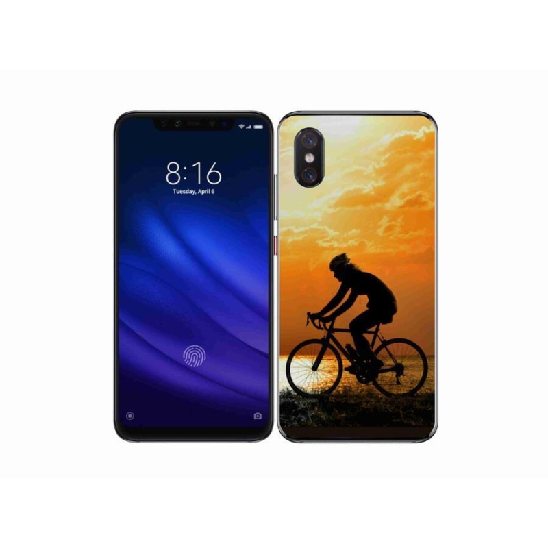 Gelový kryt mmCase na mobil Xiaomi Mi 8 Pro - cyklovýlet