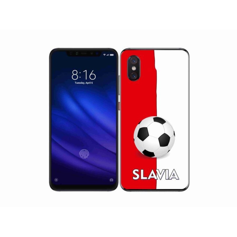 Gelový kryt mmCase na mobil Xiaomi Mi 8 Pro - fotbal 2