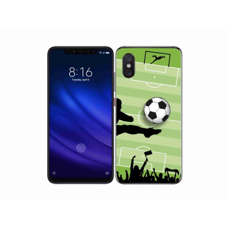 Gelový kryt mmCase na mobil Xiaomi Mi 8 Pro - fotbal 3