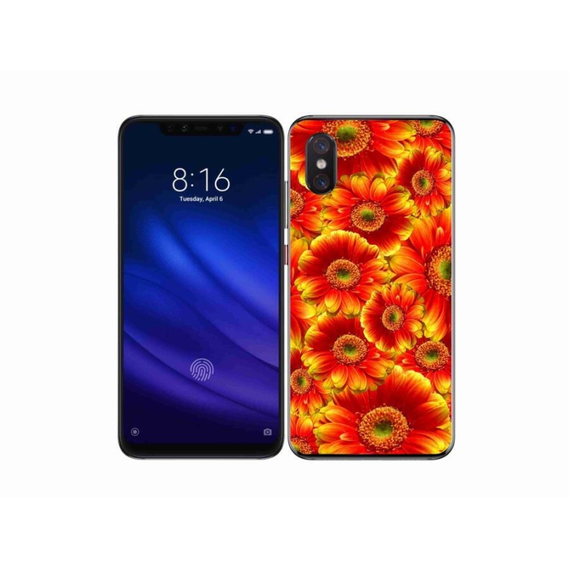 Gelový kryt mmCase na mobil Xiaomi Mi 8 Pro - gerbera 1