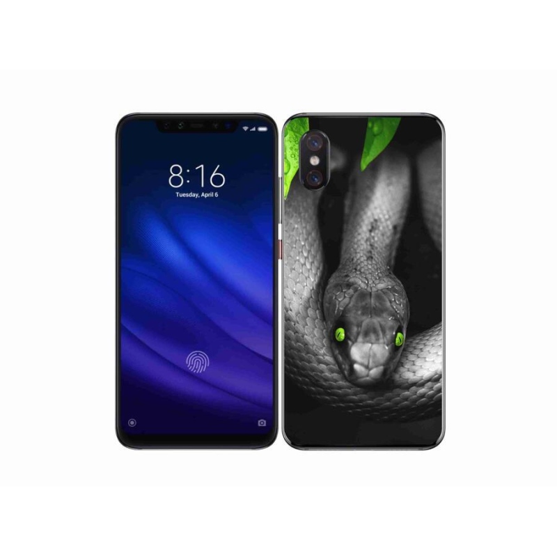 Gelový kryt mmCase na mobil Xiaomi Mi 8 Pro - had