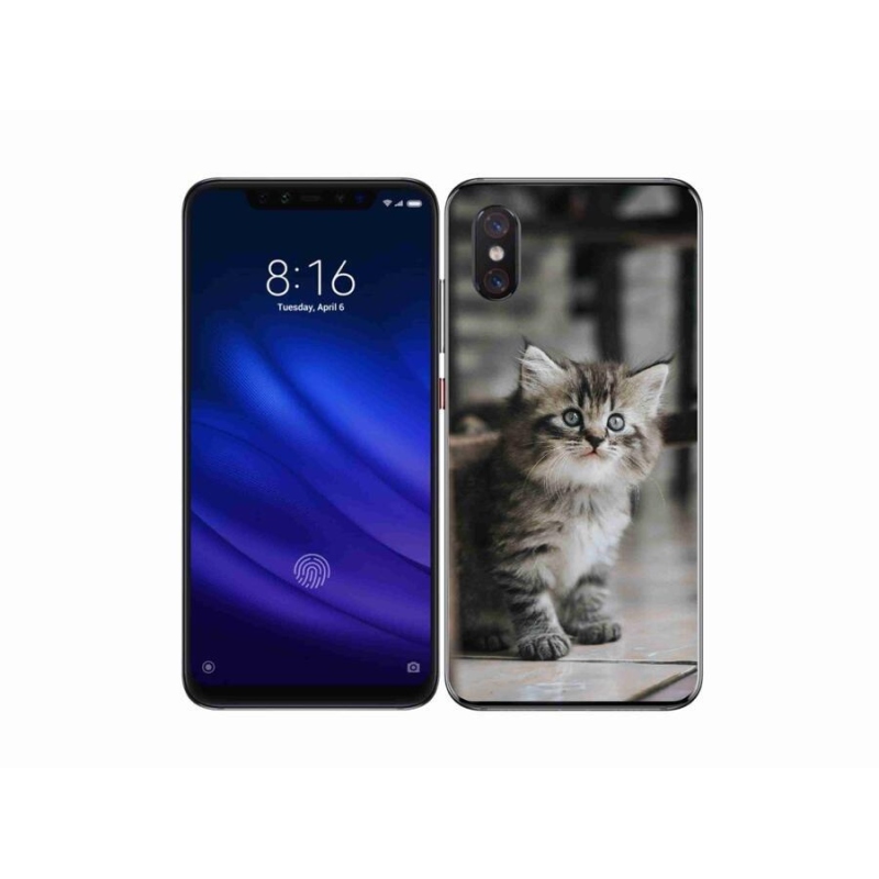 Gelový kryt mmCase na mobil Xiaomi Mi 8 Pro - koťátko