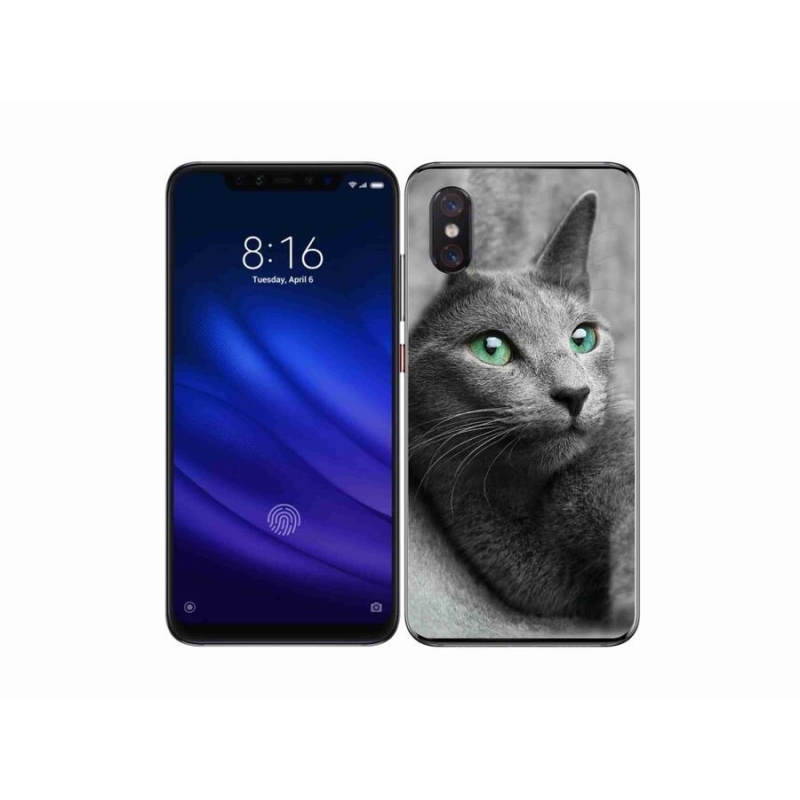 Gelový kryt mmCase na mobil Xiaomi Mi 8 Pro - kočka 2
