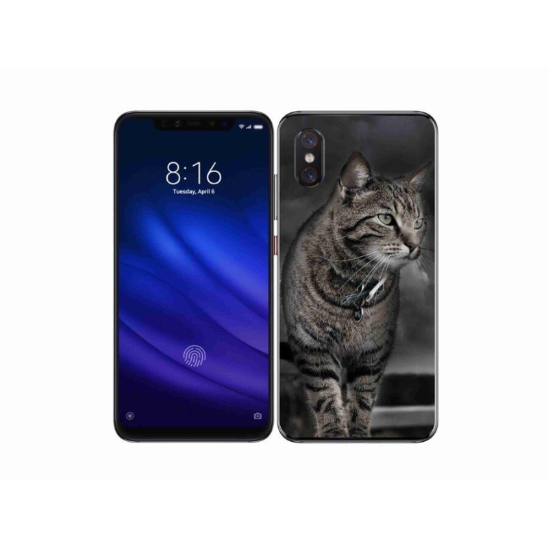 Gelový kryt mmCase na mobil Xiaomi Mi 8 Pro - kočka