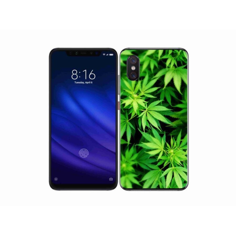 Gelový kryt mmCase na mobil Xiaomi Mi 8 Pro - konopí 3