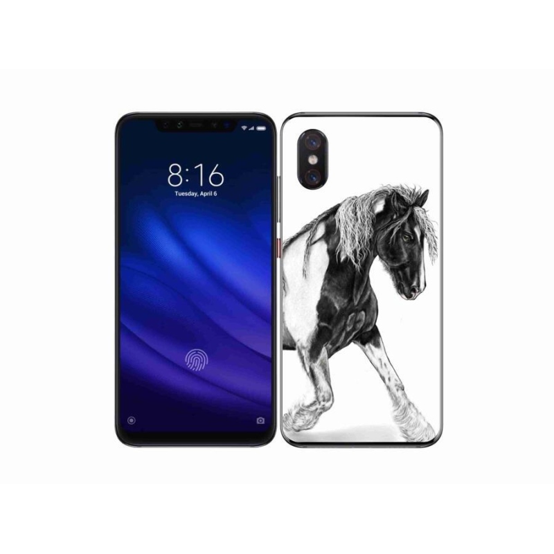 Gelový kryt mmCase na mobil Xiaomi Mi 8 Pro - kůň