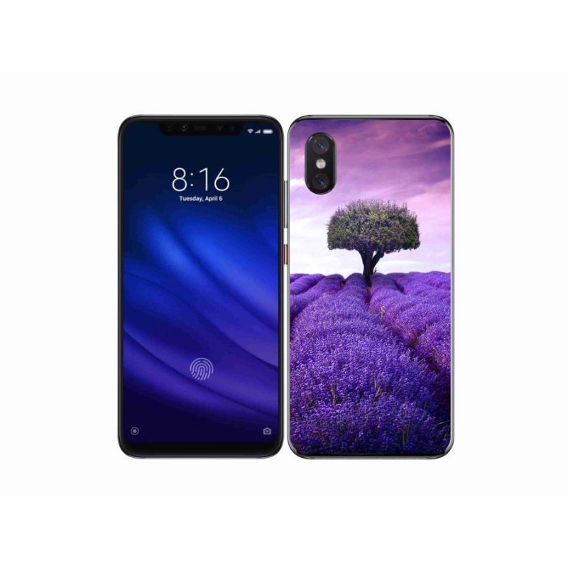 Gelový kryt mmCase na mobil Xiaomi Mi 8 Pro - levandulová louka