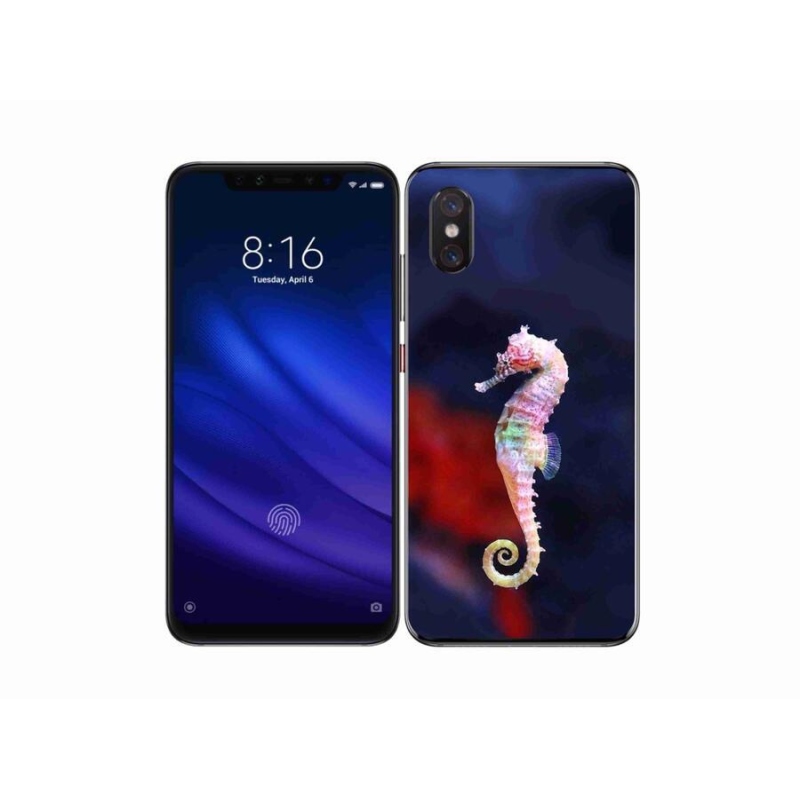 Gelový kryt mmCase na mobil Xiaomi Mi 8 Pro - mořský koník