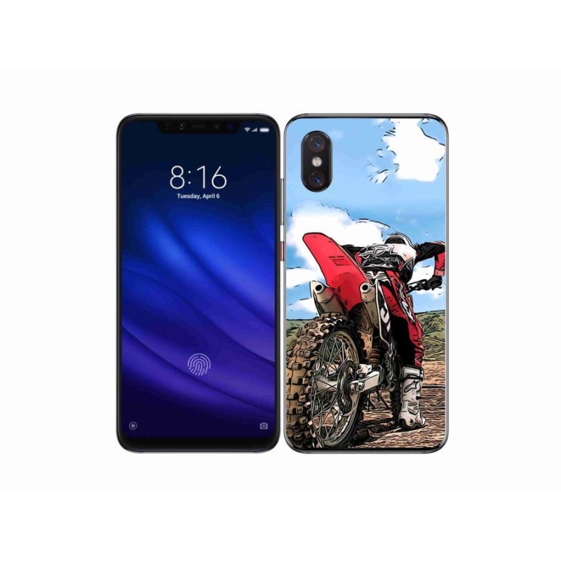 Gelový kryt mmCase na mobil Xiaomi Mi 8 Pro - moto