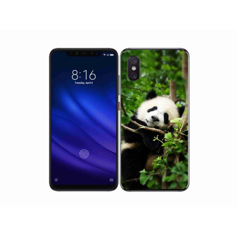 Gelový kryt mmCase na mobil Xiaomi Mi 8 Pro - panda