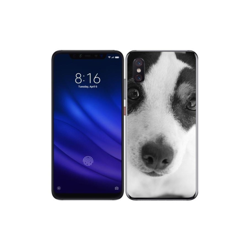 Gelový kryt mmCase na mobil Xiaomi Mi 8 Pro - pes