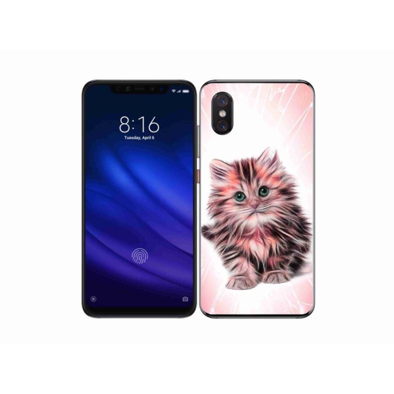 Gelový kryt mmCase na mobil Xiaomi Mi 8 Pro - roztomilé kotě