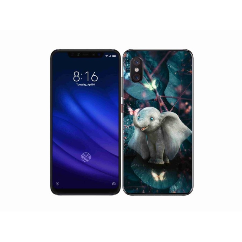 Gelový kryt mmCase na mobil Xiaomi Mi 8 Pro - roztomilý slon