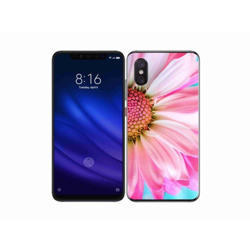 Gelový kryt mmCase na mobil Xiaomi Mi 8 Pro - růžová květina