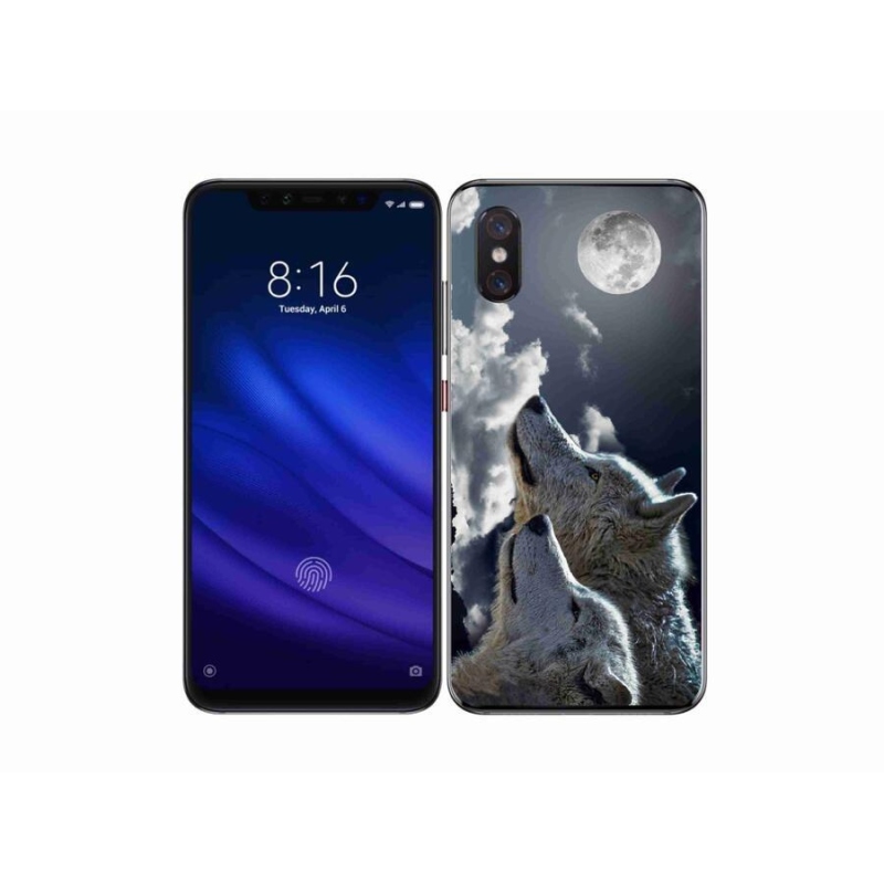 Gelový kryt mmCase na mobil Xiaomi Mi 8 Pro - vlci