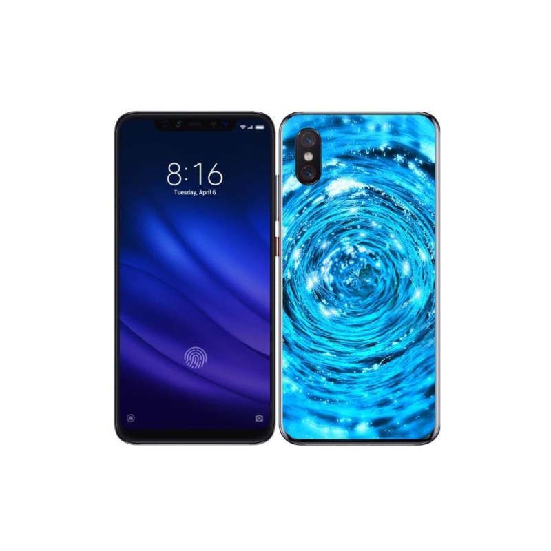 Gelový kryt mmCase na mobil Xiaomi Mi 8 Pro - vodní vír