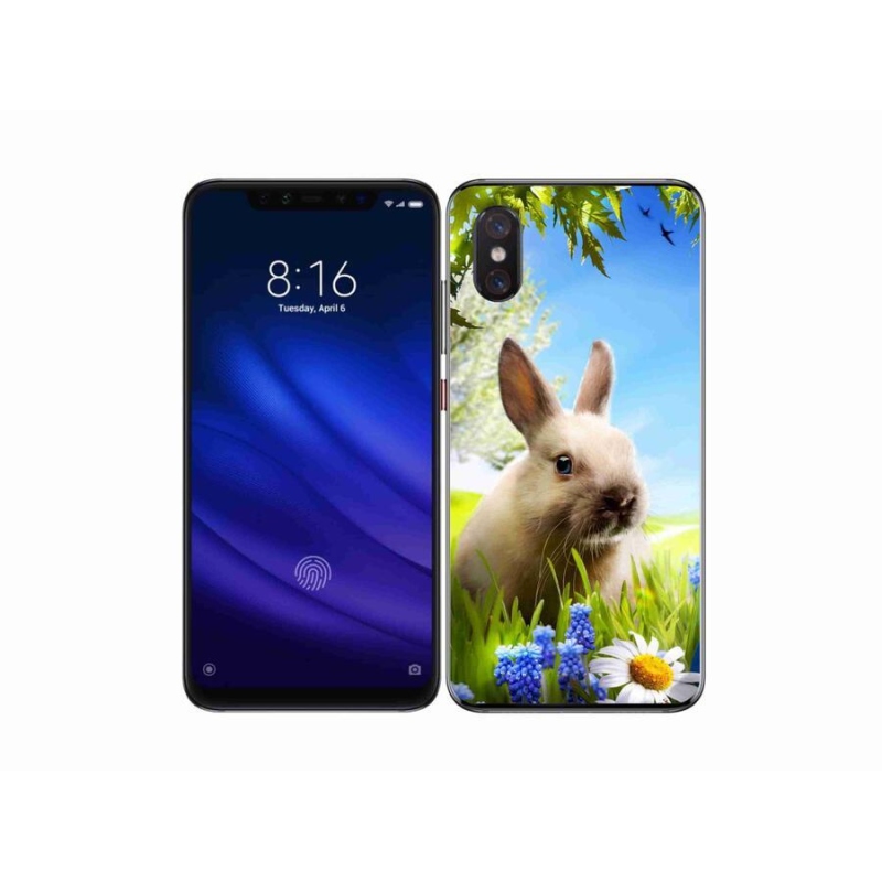 Gelový kryt mmCase na mobil Xiaomi Mi 8 Pro - zajíček