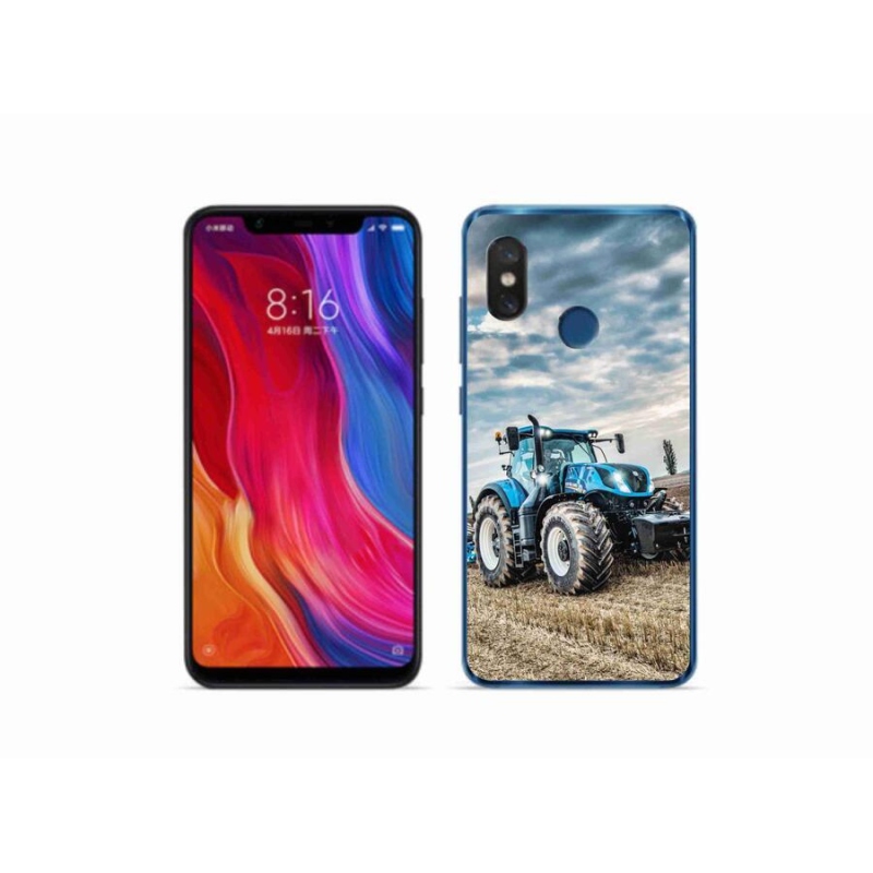 Gelový kryt mmCase na mobil Xiaomi Mi 8 - traktor 2