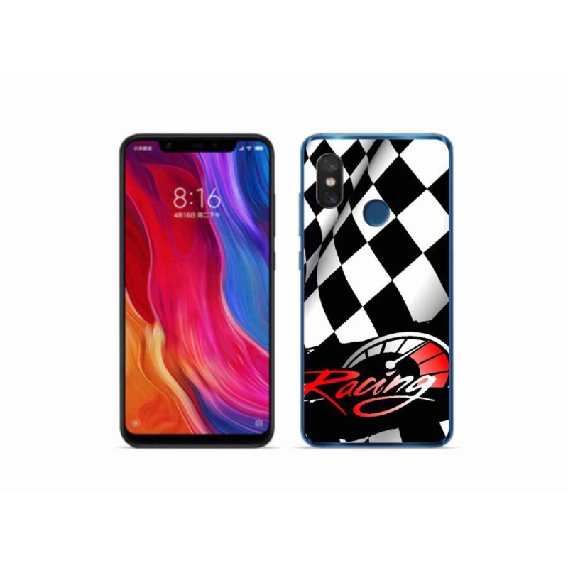 Gelový kryt mmCase na mobil Xiaomi Mi 8 - závodění