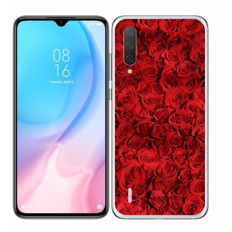 Gelový kryt mmCase na mobil Xiaomi Mi 9 Lite - růže