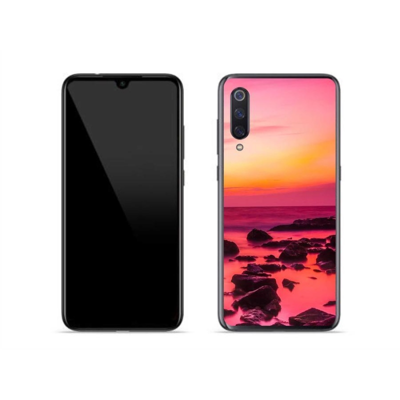 Gelový kryt mmCase na mobil Xiaomi Mi 9 - moře a záře