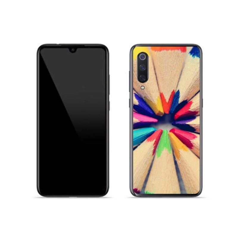 Gelový kryt mmCase na mobil Xiaomi Mi 9 - pastelky