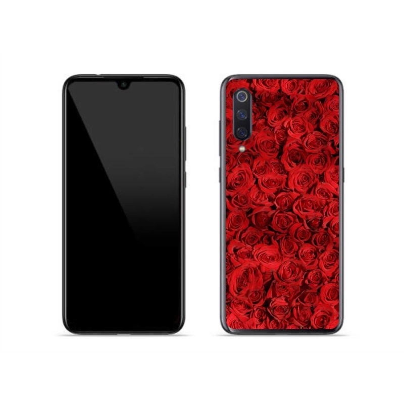 Gelový kryt mmCase na mobil Xiaomi Mi 9 - růže