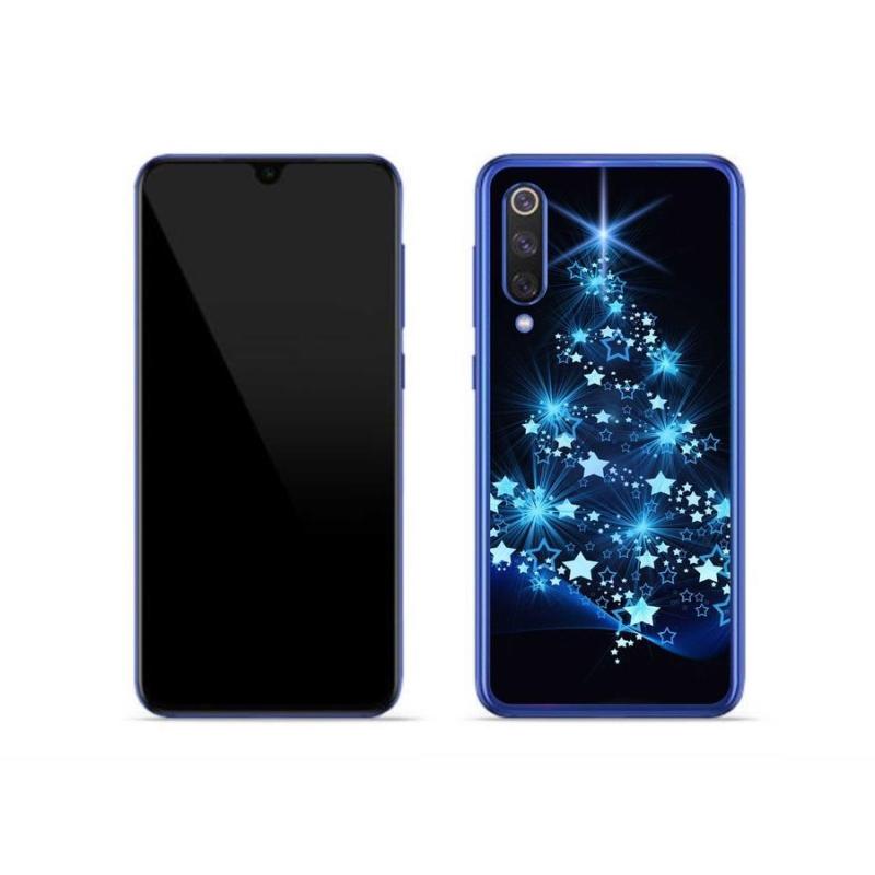 Gelový kryt mmCase na mobil Xiaomi Mi 9 SE - vánoční stromek