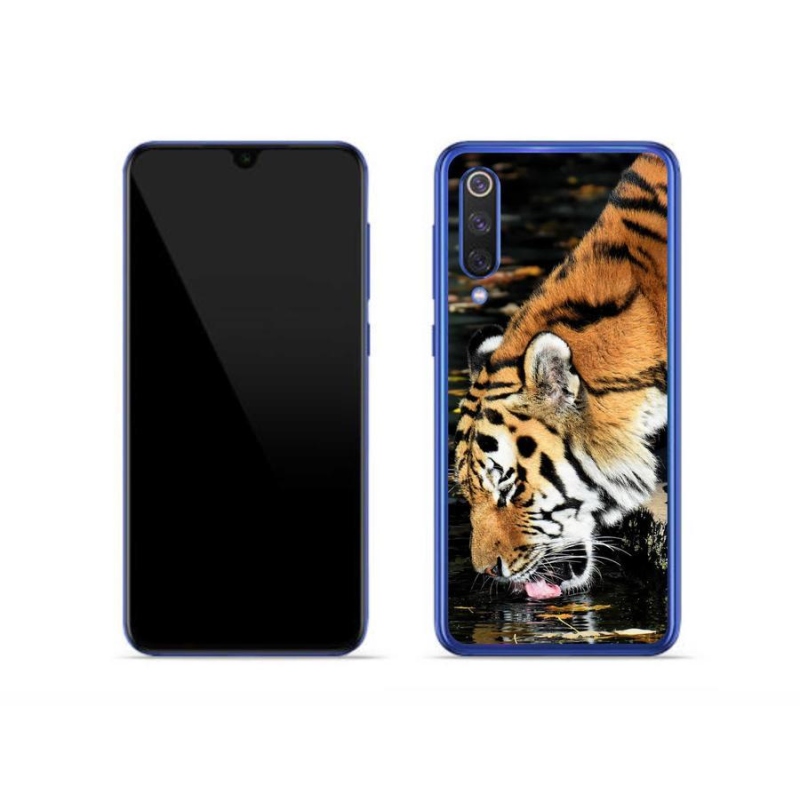 Gelový kryt mmCase na mobil Xiaomi Mi 9 SE - žíznivý tygr