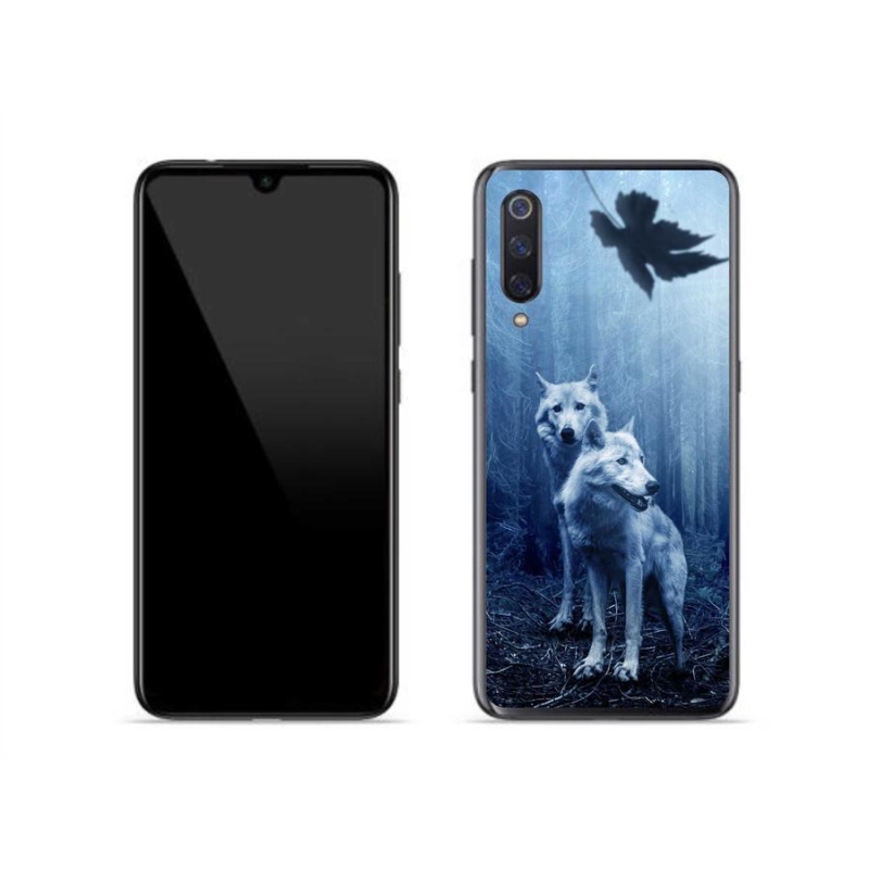 Gelový kryt mmCase na mobil Xiaomi Mi 9 - vlci v lese