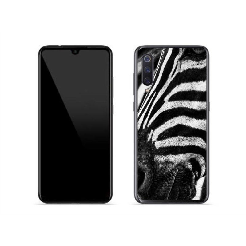 Gelový kryt mmCase na mobil Xiaomi Mi 9 - zebra