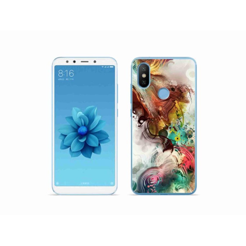 Gelový kryt mmCase na mobil Xiaomi Mi A2 - abstrakt 1