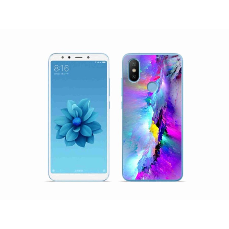 Gelový kryt mmCase na mobil Xiaomi Mi A2 - abstrakt