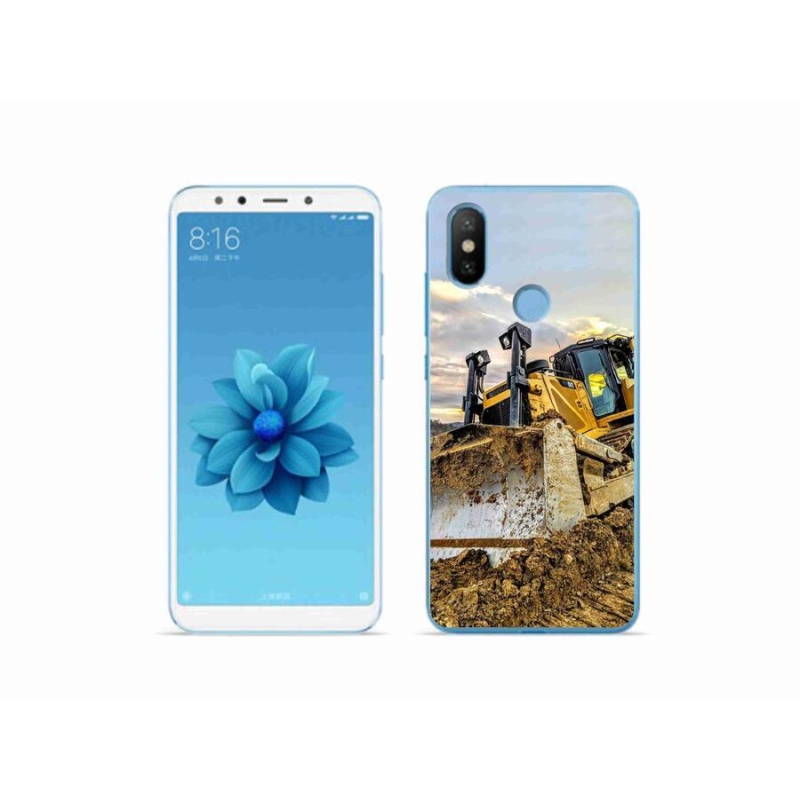 Gelový kryt mmCase na mobil Xiaomi Mi A2 - bagr