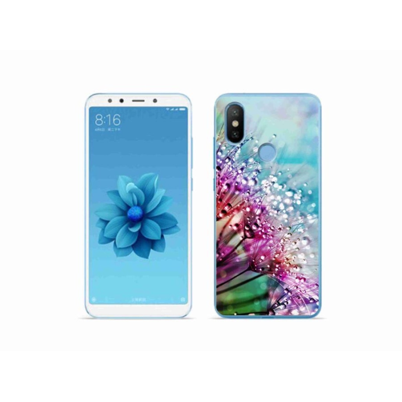 Gelový kryt mmCase na mobil Xiaomi Mi A2 - barevné květy