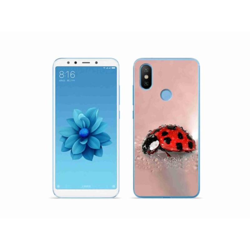 Gelový kryt mmCase na mobil Xiaomi Mi A2 - beruška