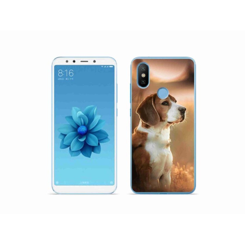 Gelový kryt mmCase na mobil Xiaomi Mi A2 - bígl