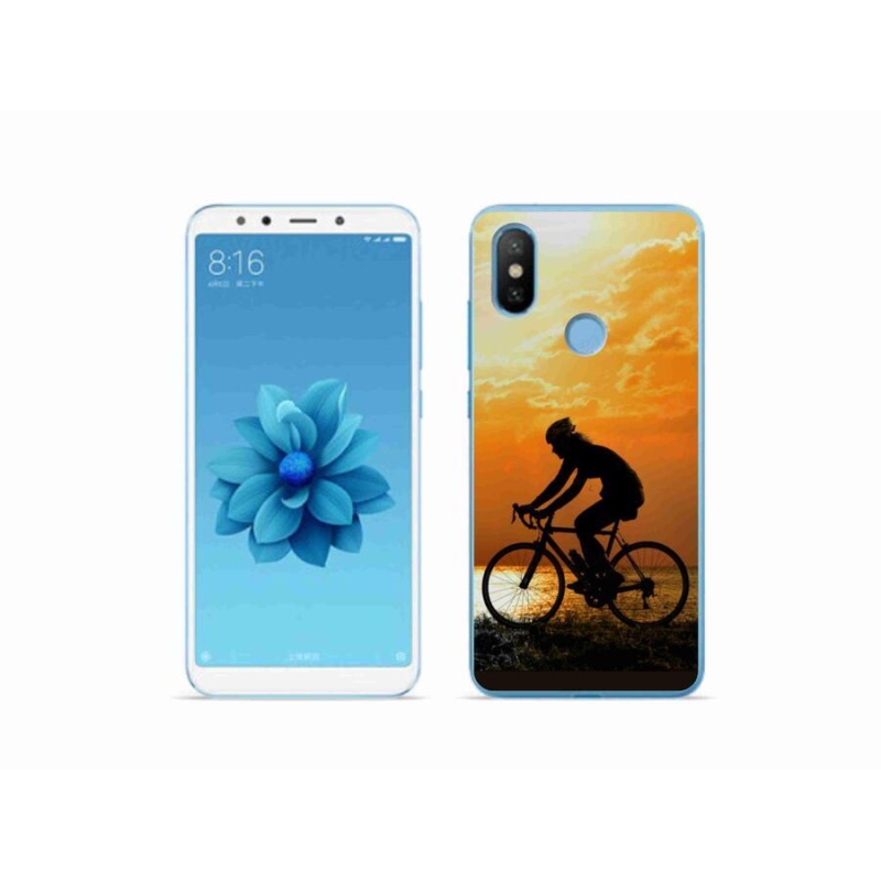 Gelový kryt mmCase na mobil Xiaomi Mi A2 - cyklovýlet